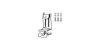 HJS 82 12 2261 Holding Bracket, silencer